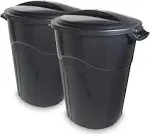 United Solutions 32 Gallon Outdoor Garbage Can