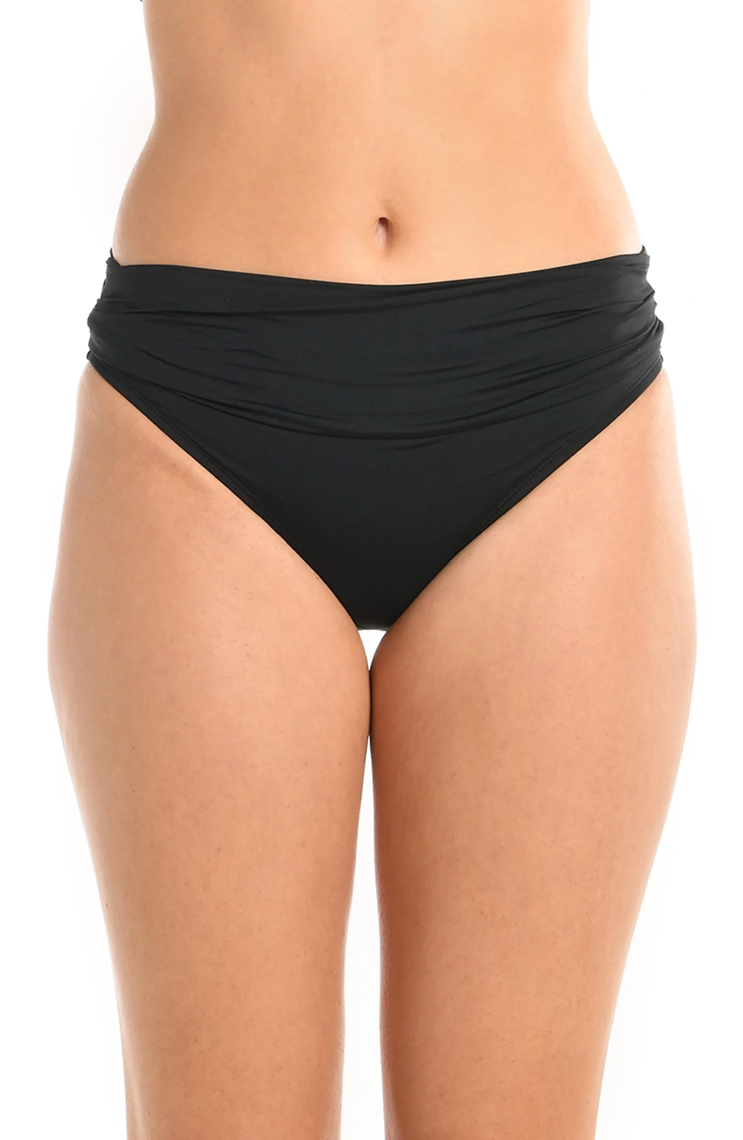 La Blanca Women's Island Goddess Shirred Band Hipster Bottom