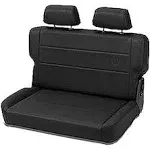 Bestop Trailmax II Fold and Tumble Rear Seat (Black) - 39440-15