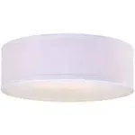 Design Classics White Linen Drum Lamp Shade