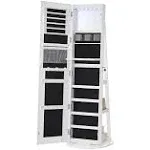 SONGMICS LED Mirror Jewelry Cabinet