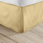 1200 TC Egyptian Cotton Gold Solid Bed Skirt All US Size Select Drop Length