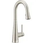 Moen 7664SRS Sleek Spot Resist Stainless One-Handle Bar Faucet