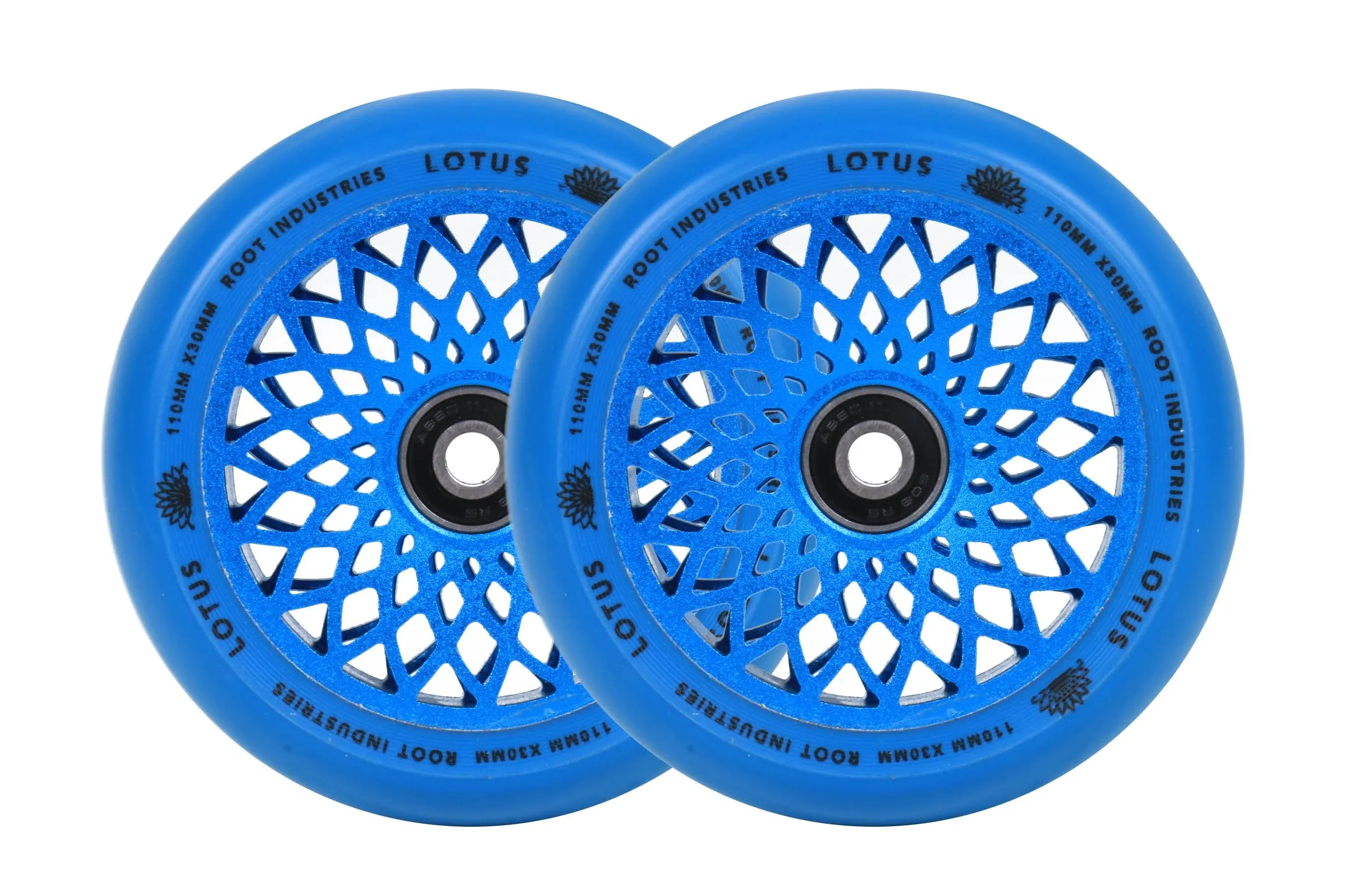 Root Industries - 110mm x 24mm Lotus Wheels Blue