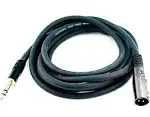 Monoprice XLR Male to 1/4inch TRS Male Cable