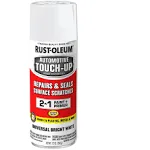 Rust-Oleum 292325 Automotive Universal Touch-Up Spray Paint, 11 oz, Bright White, (Pack of 1)