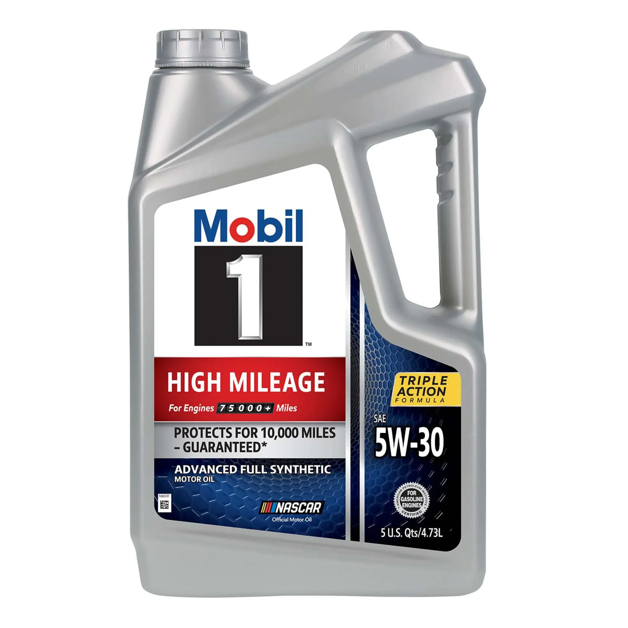 Mobil 1 120769-1 High Mileage Engine Oil 5W30 5 Quart Jug Sold Individually