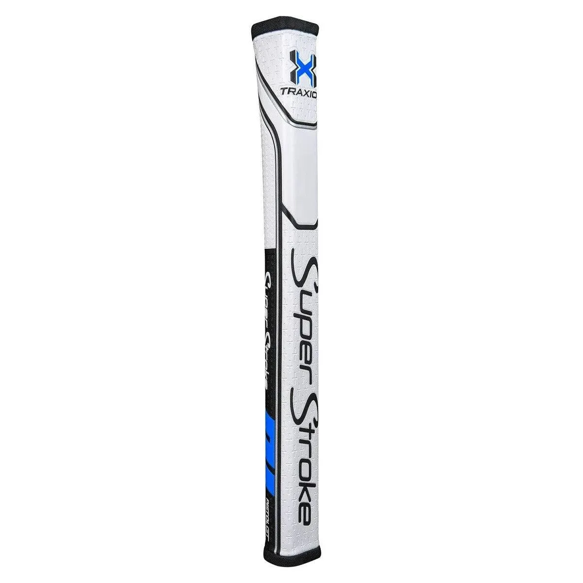 SuperStroke Traxion Pistol GT 1.0 Golf Putter Grip 89g, Black/Blue/Whi<wbr/>te - NEW