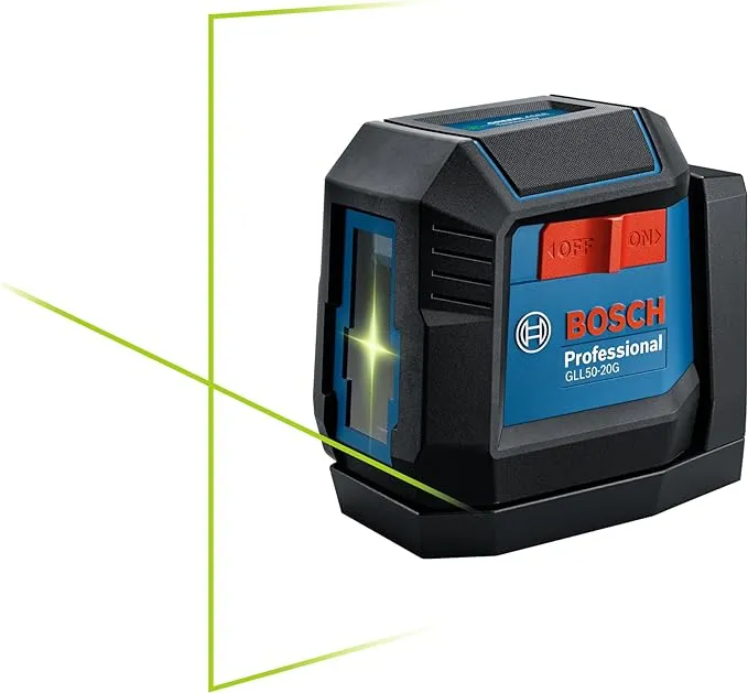 Bosch GLL50-20GL Green-Beam Self-Leveling Cross-Line Laser (Al Jlc)