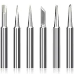 IGreat 6pcs Soldering Tips for Weller St Series Tip Replace Weller ST7 WLC100 SP40L / SP40N and WP25 WP30 WP35 Irons Tips