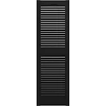 14.5 in. W x 60 in. H , Standard Cathedral Top Center Mullion, Open Louver Sh...