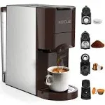 KOTLIE Espresso 4in1 Coffee Machine for Nespresso Original/Dolce Gusto/L’or/Starbucks/Ground Capsule and ESE Coffee Pods