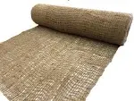 AK Trading Co. Jute Erosion Control, Soil Saver Mesh Blanket - 48" Wide x 20 Yards (60 Feet Long) - 240 Sq. ft. Coverage