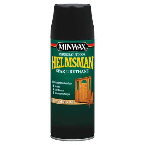 Minwax 33260000 Indoor/Outdoor Helmsman Spar Urethane, Semi-Gloss, Clear, 11.5 oz, (1 Piece, 1 Pack)