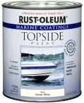 Rust-Oleum 207001 Marine Topside Paint, Oyster White, 1-Quart