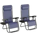 Lavish Home Zero Gravity Lounge Chairs (Set of 2)