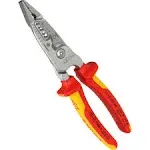 KNIPEX 13192 VDE Wire Stripper with Multi-Component Grips