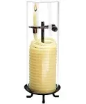 Candle by the Hour 80-Hour Citronella Candle, Glass Cylinder, Eco-friendly Natural Beeswax with Cotton Wick