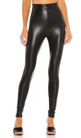 Commando Perfect Control Faux Leather Leggings Black / XL