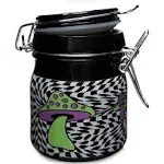 Ted Miller Innovation Airtight Glass Storage Jar Medium 3.75&#039;&#039; Green,Purple 