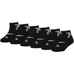 NIKE 3 Brand Boys Socks Low Cut Cushioned Breathable 6 Pack Shoe Size 5Y-7Y