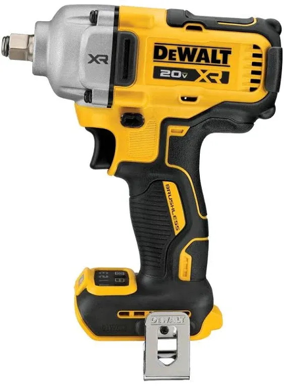 DeWalt DCF891GP2 20V MAX* XR 1/2 in. Mid-Range Impact Wrench with Hog Ring Anvil and Oil-Resistant Batteries Kit