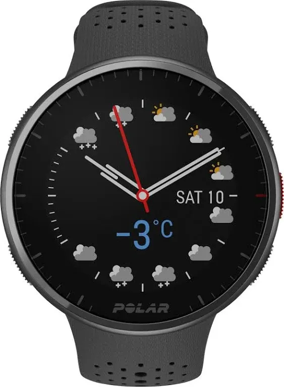 Polar Pacer Pro H10 HR Watch Black S-L