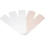 Westinghouse 7741600 52 inch White and Bleached Oak Reversible Fan Blades, 5-Count,