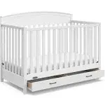 Graco - Benton 5-in-1 Convertible Crib with Drawer - White