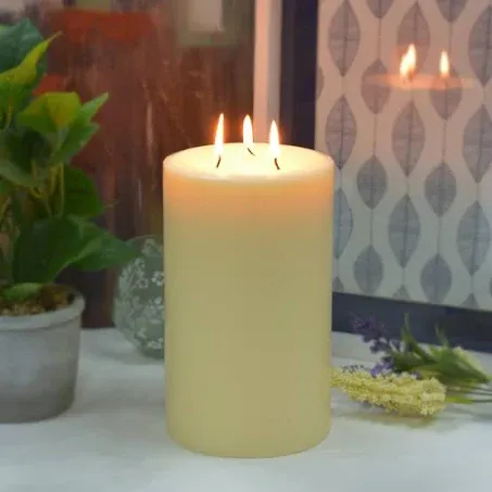 Jeco 3 x Pillar Candle