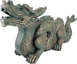 Design Toscano Asian Dragon of The Great Wall Large Statue