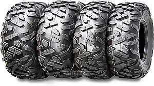 WANDA Set 4 All Terrain UTV ATV Tires 27x9-12 Front & 27x11-12 Rear 6PR Big Horn Style...