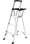 Rubbermaid RMA-3XST 3 Lightweight Aluminum Step Stool with Oversized Project