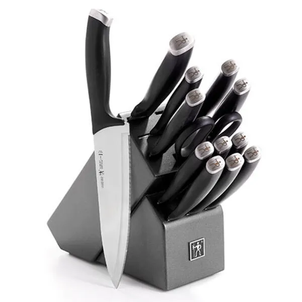 J.A. Henckels Silvercap 14pc. Knife Block Set