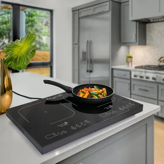 MegaChef Portable Dual Induction Cooktop