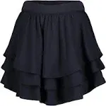 Nautica Girls 7-16 Pindot Mesh Ruffle Scooter Skirt, Navy Blue, 8