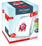 FJM AirClean 3D, Size: Allergy XL-Pack (8 Bags + HA50), White