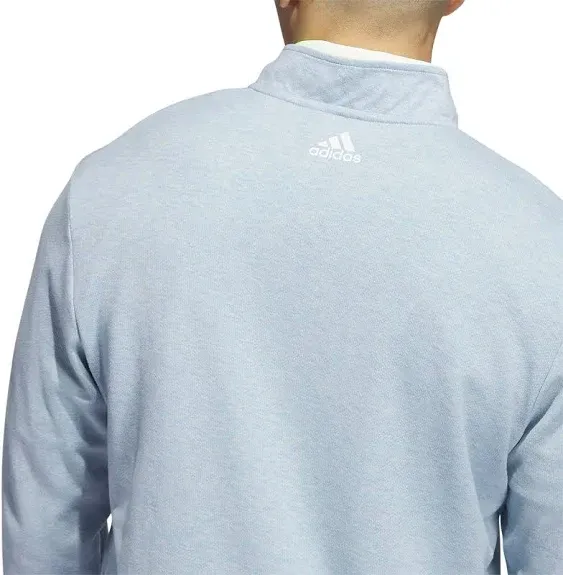 adidas Men's 3-Stripes Quarter Zip Golf Pullover