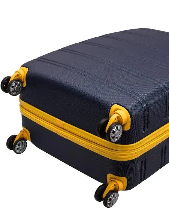 Rockland 28 in. Expandable ABS Dual Wheel Spinner Luggage - Navy