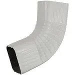 Amerimax Home Products 27065 2 In. x 3 In. White Aluminum B Elbow