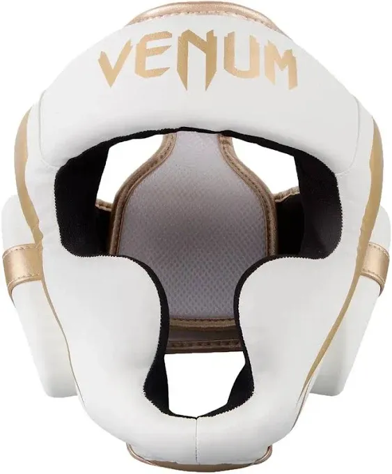 Venum Elite Boxing Headgear - White/Camo - One Size - Venum