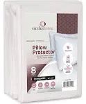 CIRCLESHOME Pillow Protectors 100% Cotton Breathable Pillow Covers