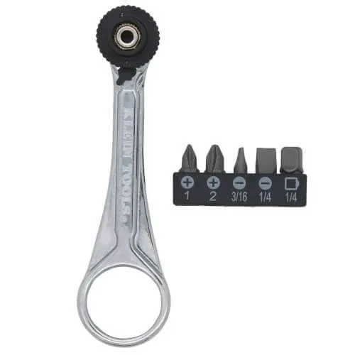 Klein Tools 65200 - 5-Piece Slim-Profile Mini Ratchet Set