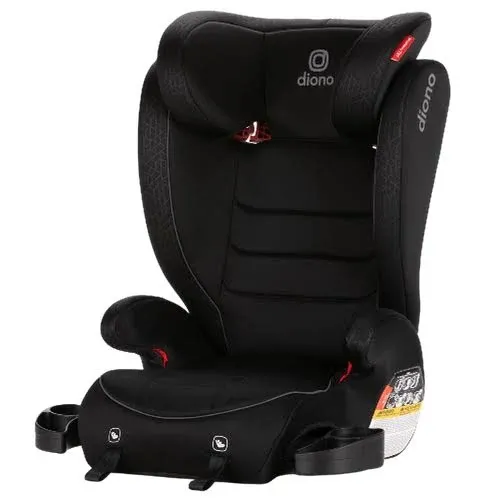 Diono Monterey 2XT Latch 2 in 1 High Back Booster Car Seat with Expandable Height & Width, Side Impact Protection, 8 Years 1 Booster, Plum