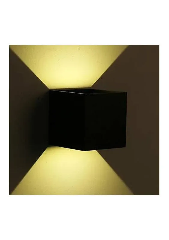 Cube Led Wall Lampaluminum Square Wall Sconcesangle Adjustablewate<wbr/>rproof For Out