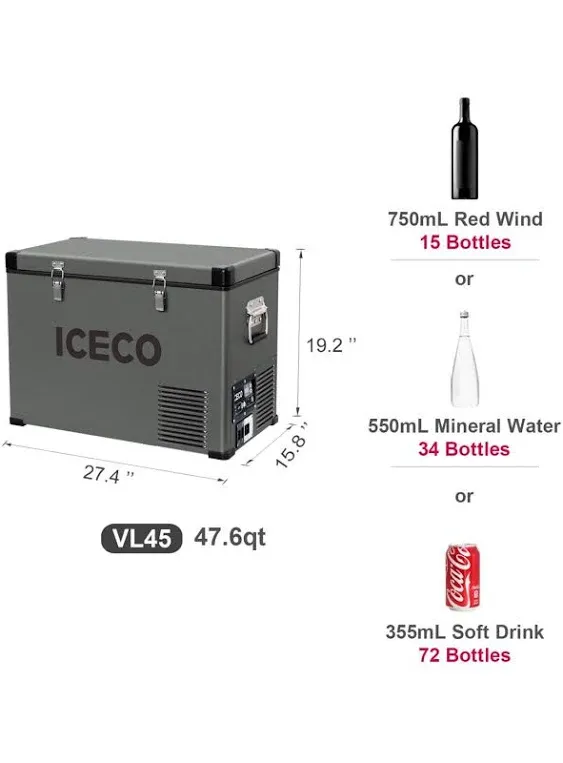 47QT VL45 Portable Refrigerator