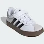 Adidas VL Court 3.0 Skateboarding Shoes Kids White 2 - Kids Originals Shoes