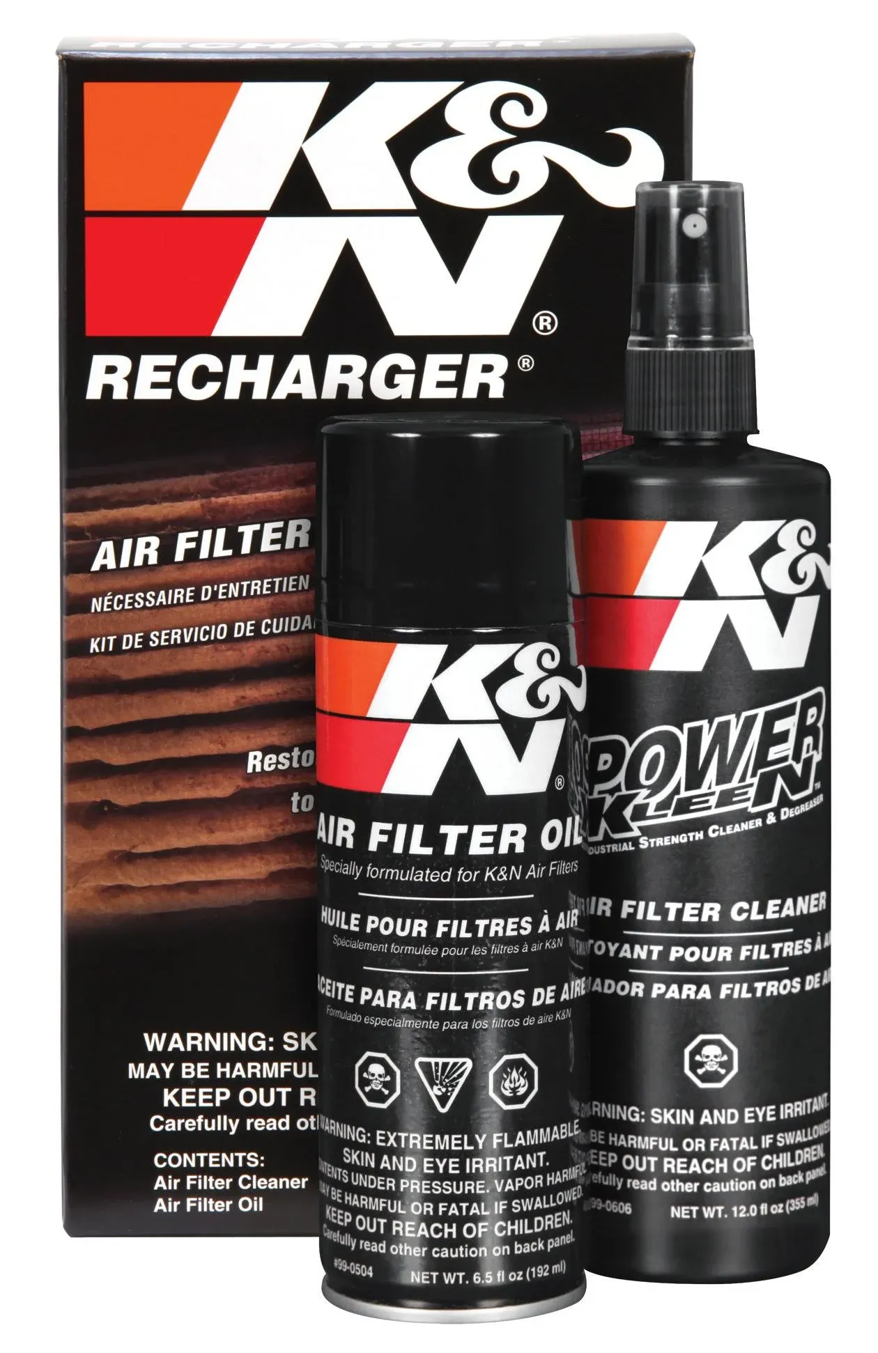 K&N 99-5000 Aerosol Recharger Filter Care Service Kit