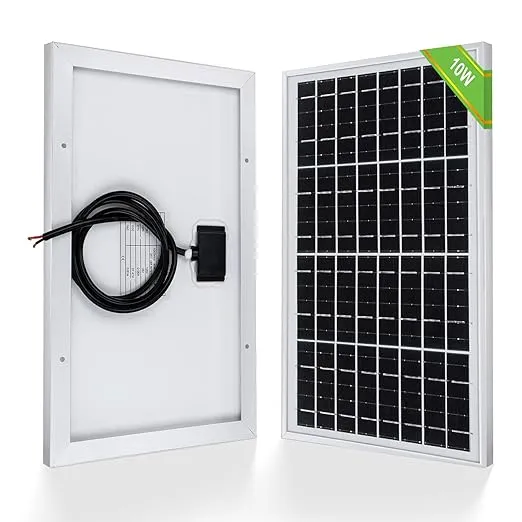 ECO-WORTHY Solar Panel 25W 12V Monocrystalline Waterproof Panel for Charging 12V Battery of RV Boat Trailer ATV Car or Powering 12V Light, Charing 12V Battery Pack and Other Off-Grid Applications