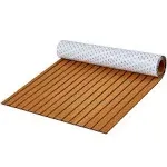 VEVOR Boat Flooring Eva Foam Boat Decking 94.5" x 35.4" Non-Slip Self-Adhesive Flooring 23.2 Sq.ft Marine Carpet for Boats Yacht Pontoon Kayak